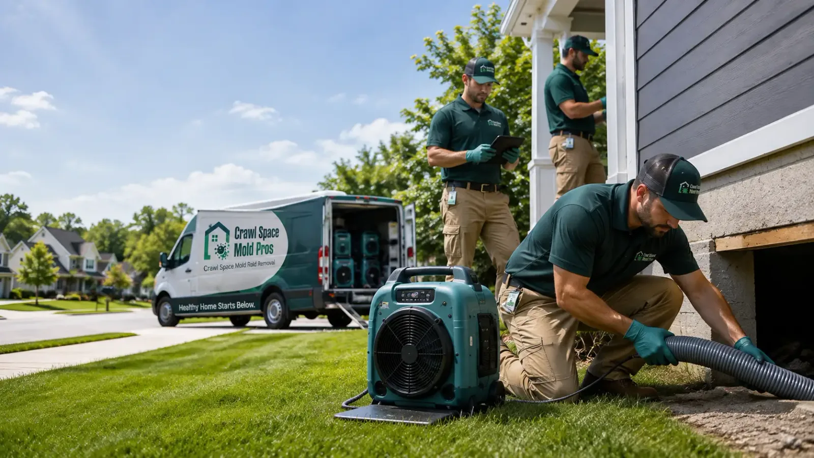 Crawl Space Mold Removal in Van Horne, IA